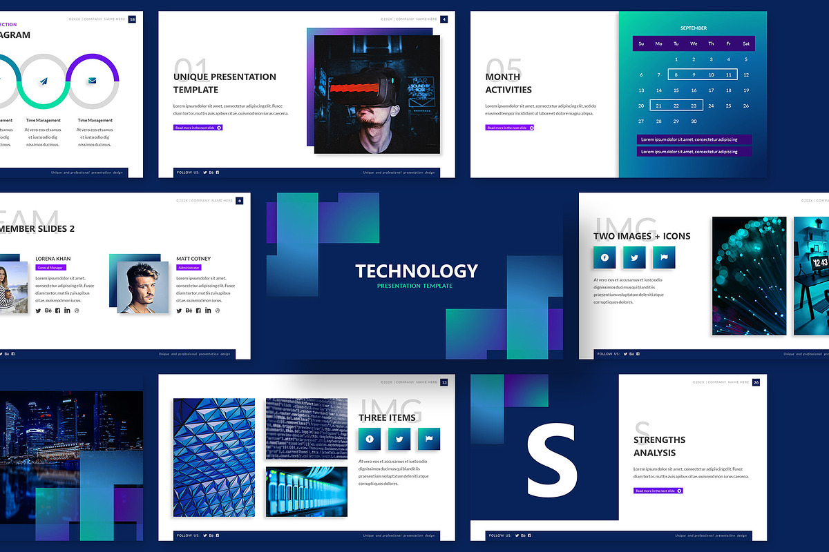 Technology Powerpoint Template, a Presentation Template by Zacomic Studios (Photo 1 of 7)