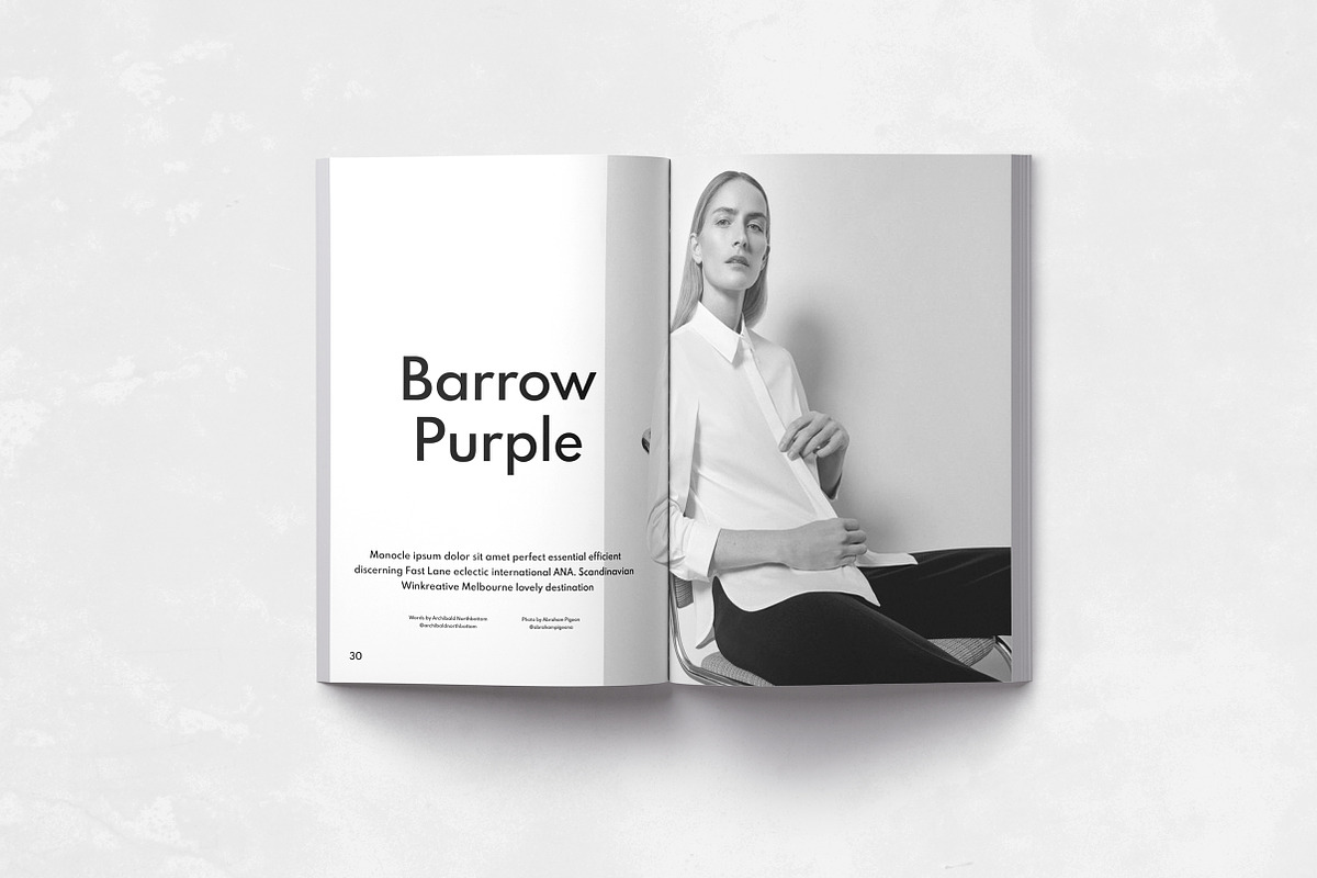 Fashion+Lifestyle Magazine, a Magazine Template by T E M P L Y (Photo 4 of 9)