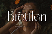 Brotilen Elegant Ligature Serif, a Serif Font by Alfinart (Thumbnail 1 of 10)