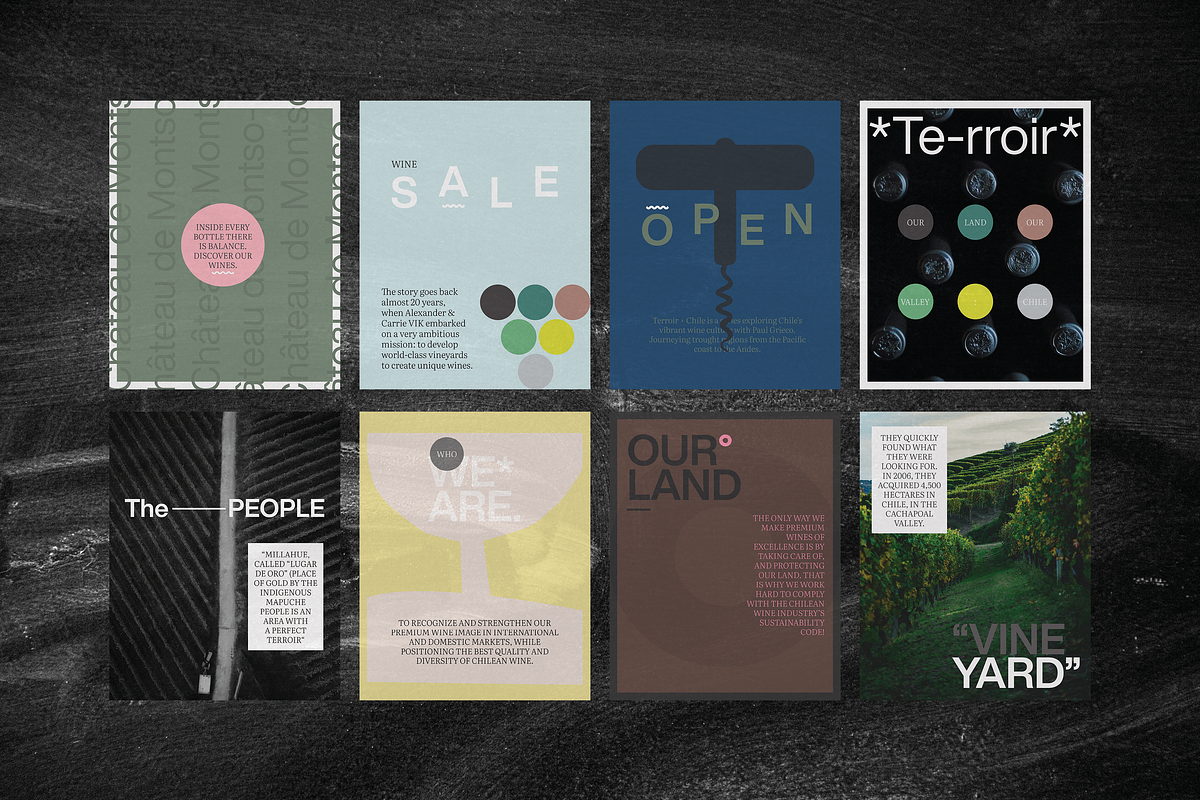 Wine & Gourmet Social Media Kit, a Social Media Template by Cristian Villegas Studio (Photo 2 of 4)