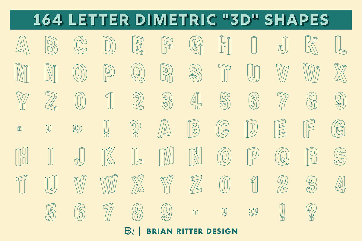 Dimetric 3D Toolkit, a Shape Add-On by Brian Ritter Design (Photo 9 of 11)
