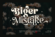 Biger Mistake - Playful Family, a Serif Font by Holyline Design (Thumbnail 1 of 16)