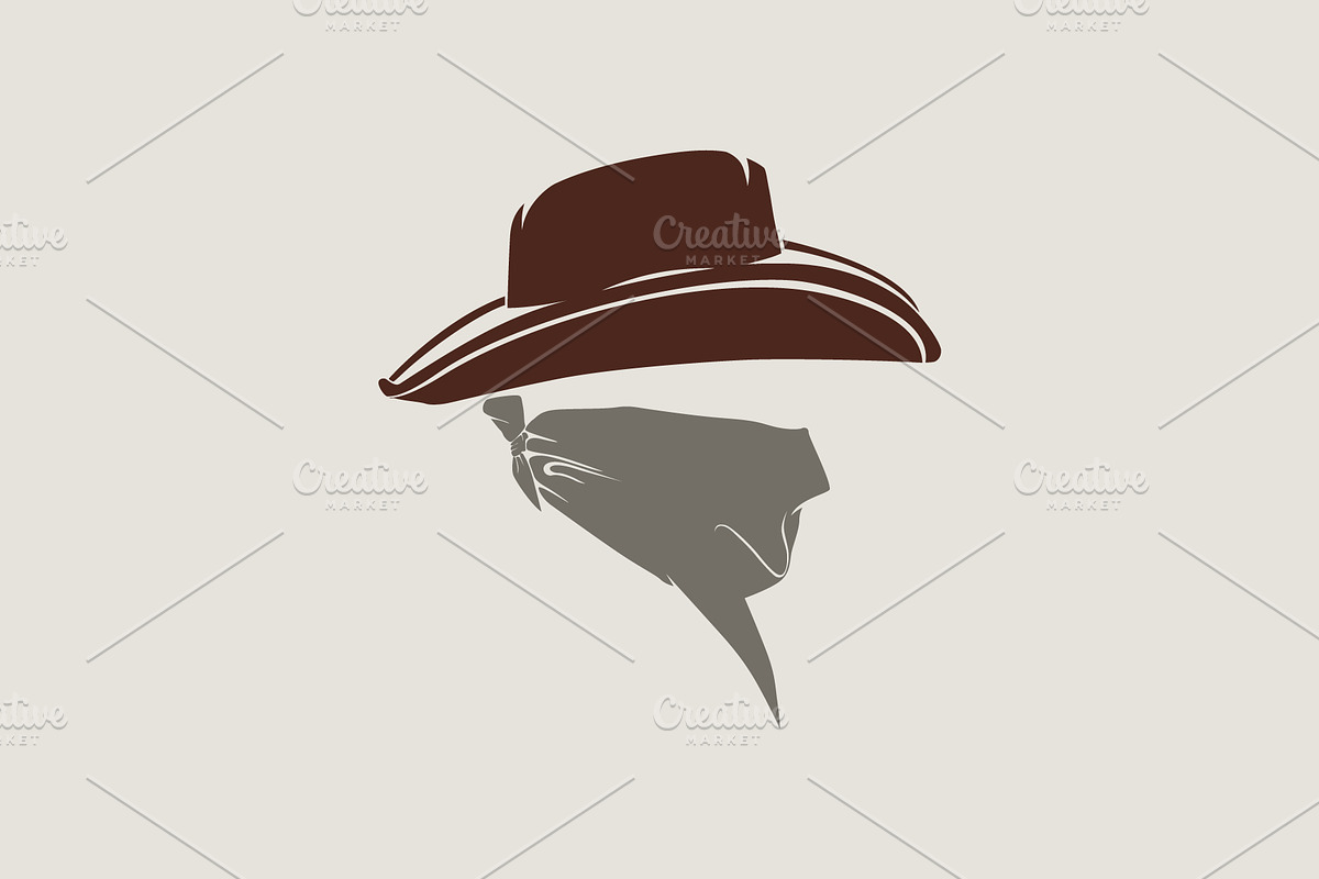 Western Bandit Gangster Symbol, a Branding & Logo Template by Atlantis X Nurman Arbai (Photo 2 of 2)