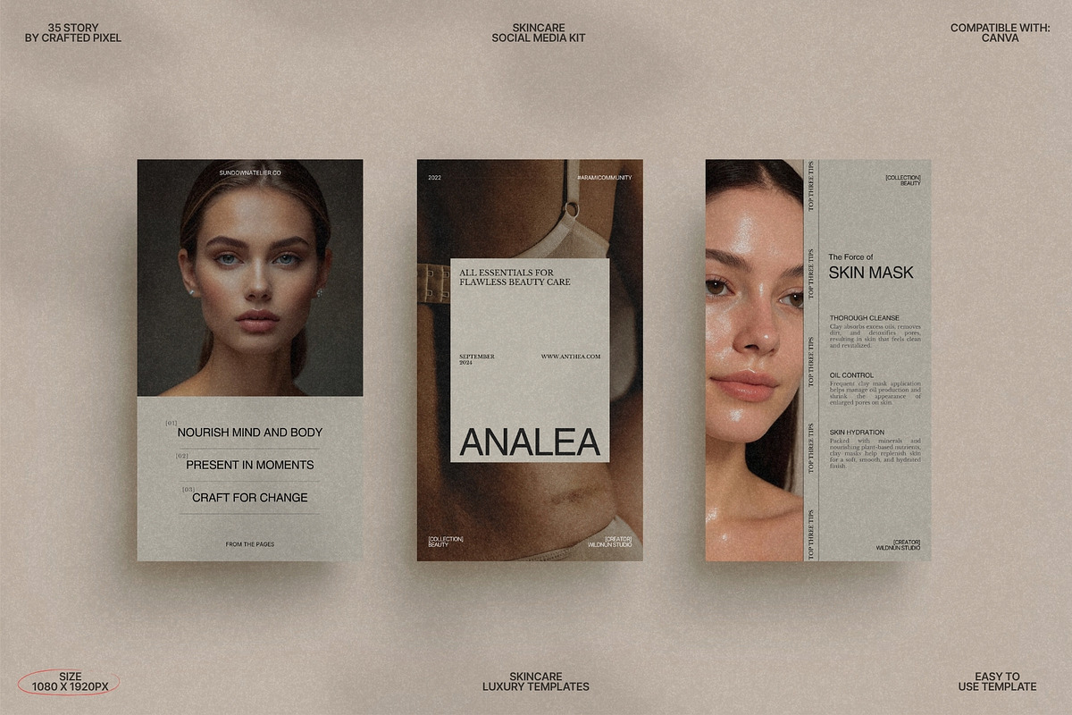 Minimal Instagram Canva Story Kit, a Social Media Template by Crafted Pixel (Photo 9 of 10)