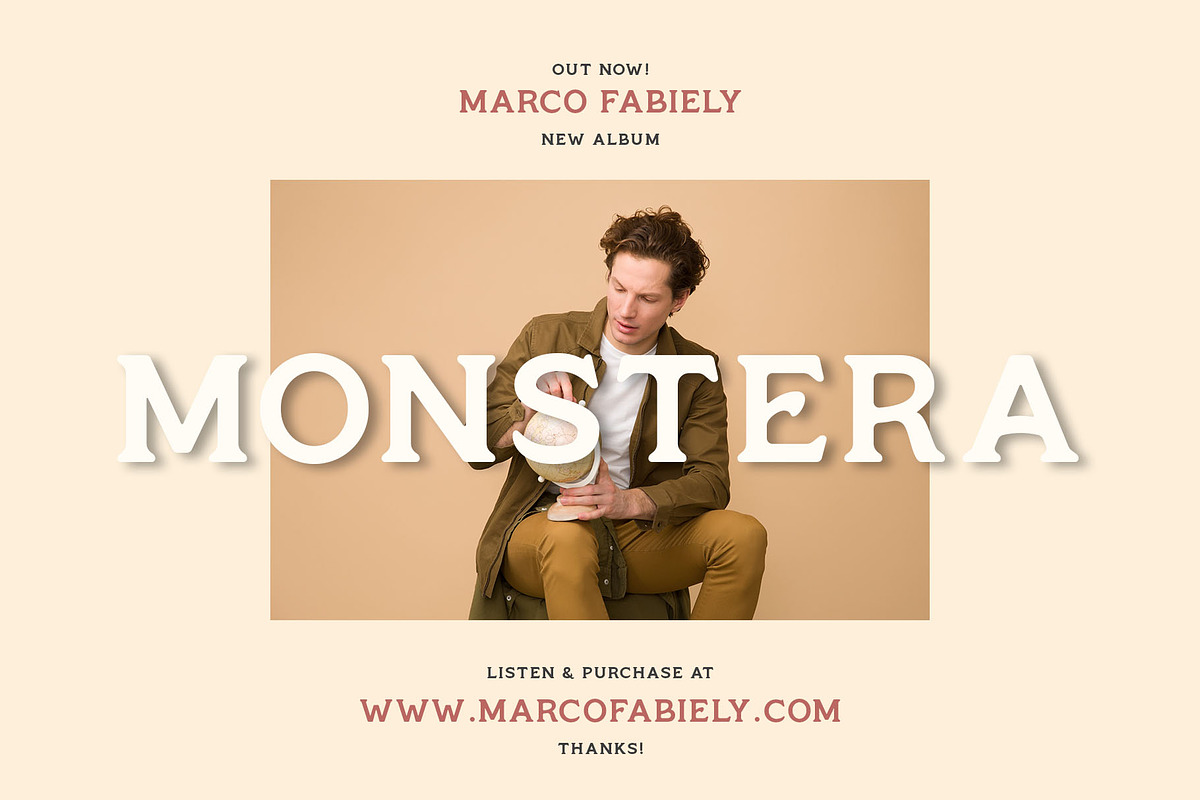 Monsier - Friendly Display Serif, a Serif Font by Craft Supply Co. (Photo 5 of 9)