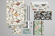 Butterflies seamless vector set, a Pattern Graphic by PatternsBlooming (Thumbnail 5 of 5)