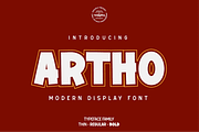 Artho, a Sans Serif Font by twinstd (Thumbnail 1 of 11)