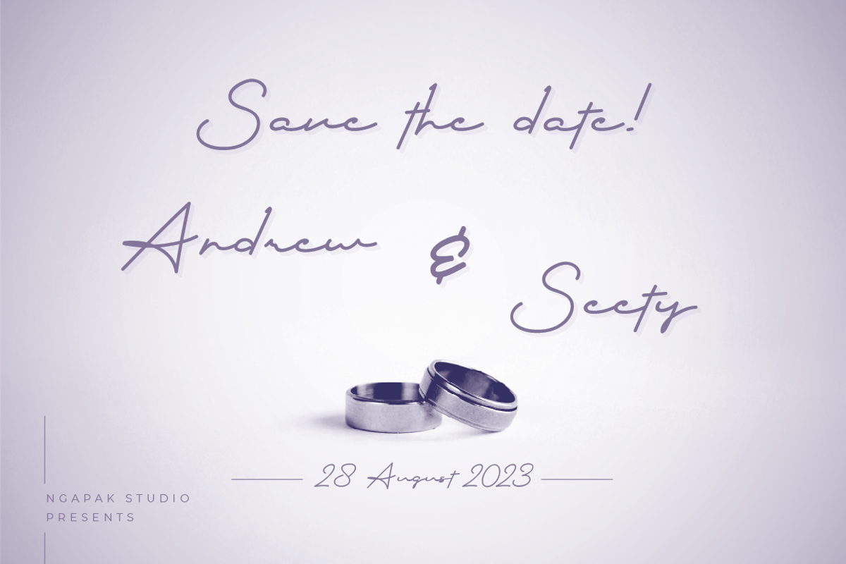 Kenangan Mantan Script Style, a Script Font by Ngapak Studio (Photo 8 of 9)