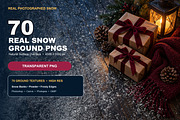 70 Real Snow Ground PNG Overlays, a Texture Graphic by vovan (Thumbnail 1 of 9)