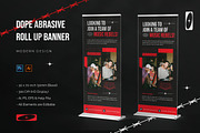 Dope Abrasive - Roll Up Banner, a Print Template by StreaksideStd (Thumbnail 1 of 3)