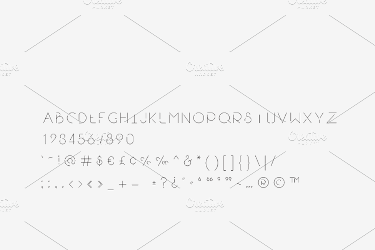 Prefab - Laser, Craft Cutter Font preview 2