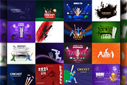 Cricket 2021 Bundle Vol-1, a Sport Illustration by Allies Interactive (Thumbnail 4 of 4)