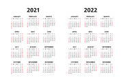 Calendar 2021, 2022 and 2028, an Icon by Volyk (Thumbnail 2 of 5)