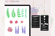 Procreate Spring Floral and Leaf Set, a Brush Add-On by My Fancy Design Shop (Thumbnail 3 of 13)