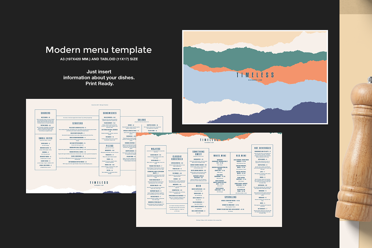 Restaurant Menu Design, a Brochure Template by BigWeek (Photo 2 of 4)