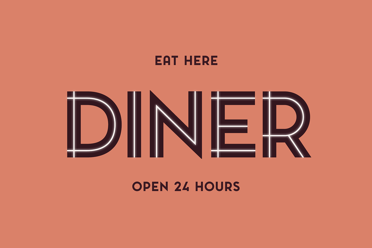 Pontiac Inline Font Collection, a Sans Serif Font by S&C Type (Photo 3 of 10)