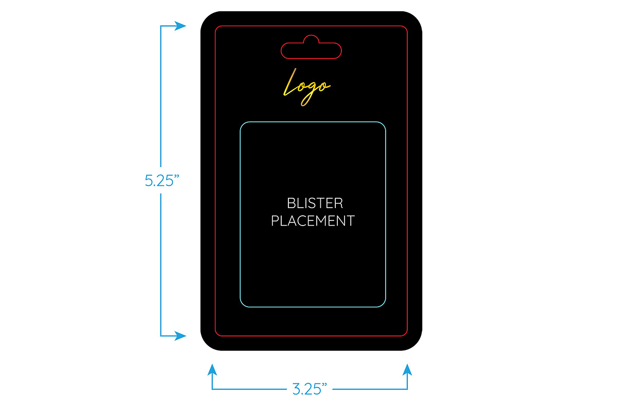 Blister Card Mockup + Template, a Packaging Mockup by Korner (Photo 9 of 11)