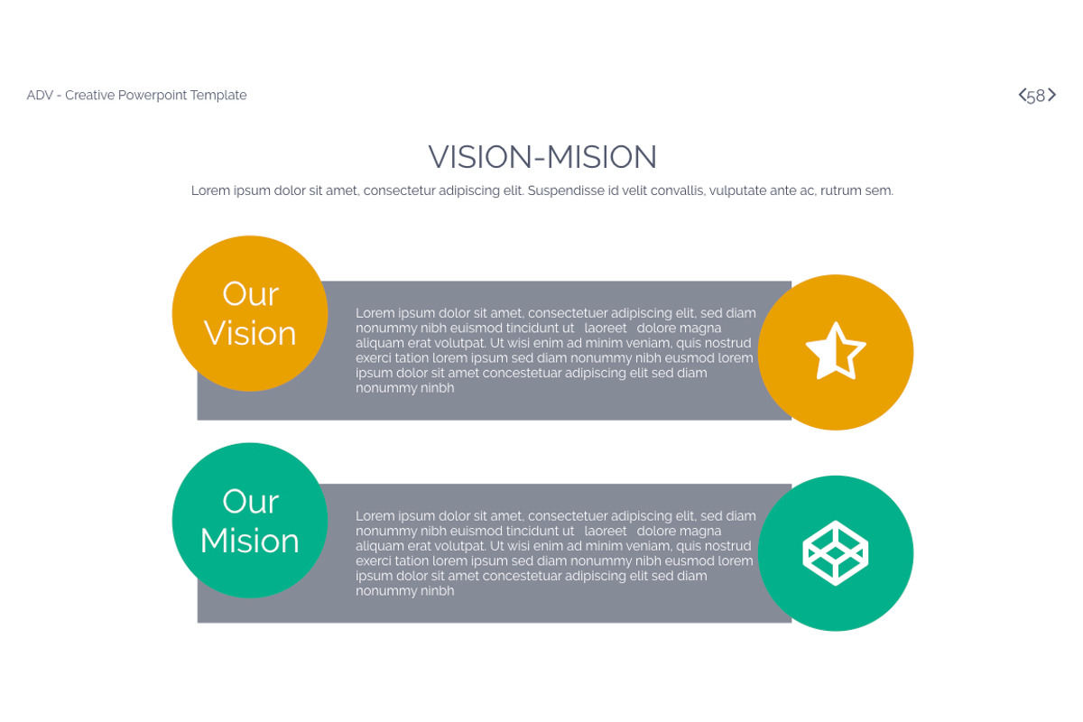 ADV Powerpoint Template, a Presentation Template by OXXO (Photo 58 of 78)