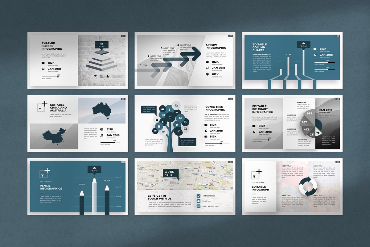 Amaze PowerPoint Template, a Presentation Template by Creathrive Design (Photo 8 of 8)