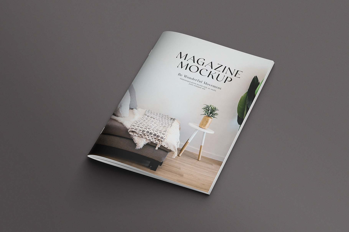 Magazine - A4 Brochure Mockups, a Books & Magazine Mockup by graphiccrew (Photo 7 of 15)