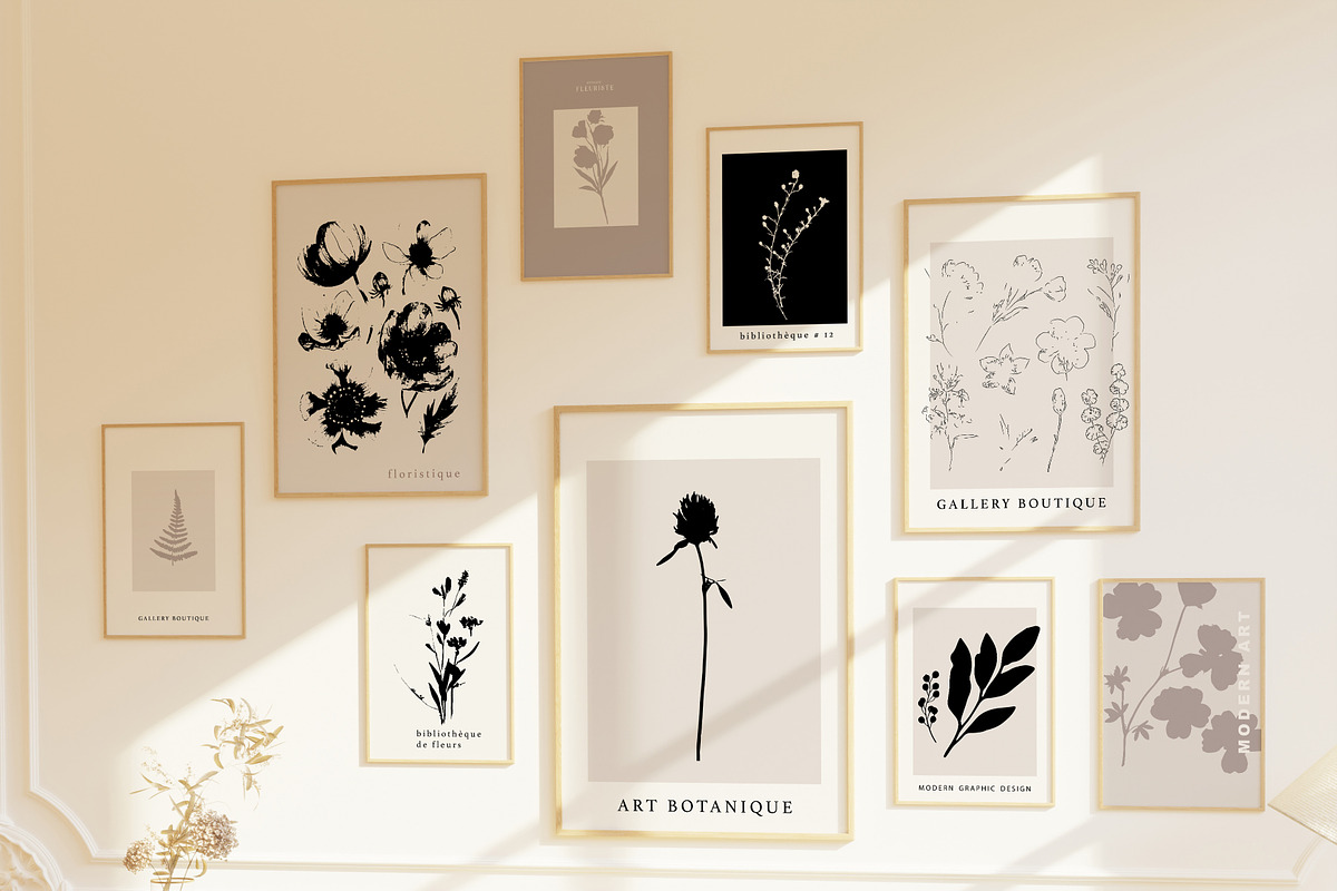 FLORAL ART PRINTS GALLERY. A4 POSTER, a Graphic by Anna Sokol (Photo 3 of 28)