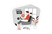 M275_Podcast Illustrations, a Person Illustration by hoangpts (Thumbnail 10 of 11)