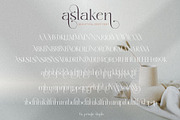 Astaken _ Beautyful serif font, a Serif Font by Penatic Studio (Thumbnail 10 of 11)