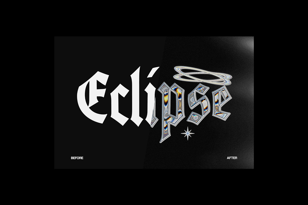 Liquid Y2K Chrome Text Effect, a Layer Style Add-On by Matsero (Photo 4 of 4)
