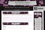 Dark Habit Tracker Weekly Planner, a Design Template by Anis Illustration (Thumbnail 2 of 8)
