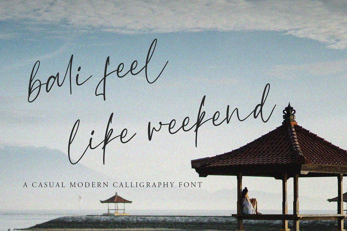 Borderline - Calligraphy Font preview 7