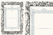 Grotesque Vintage Ornate Borders, a Decorative Illustration by Century Library (Thumbnail 8 of 12)