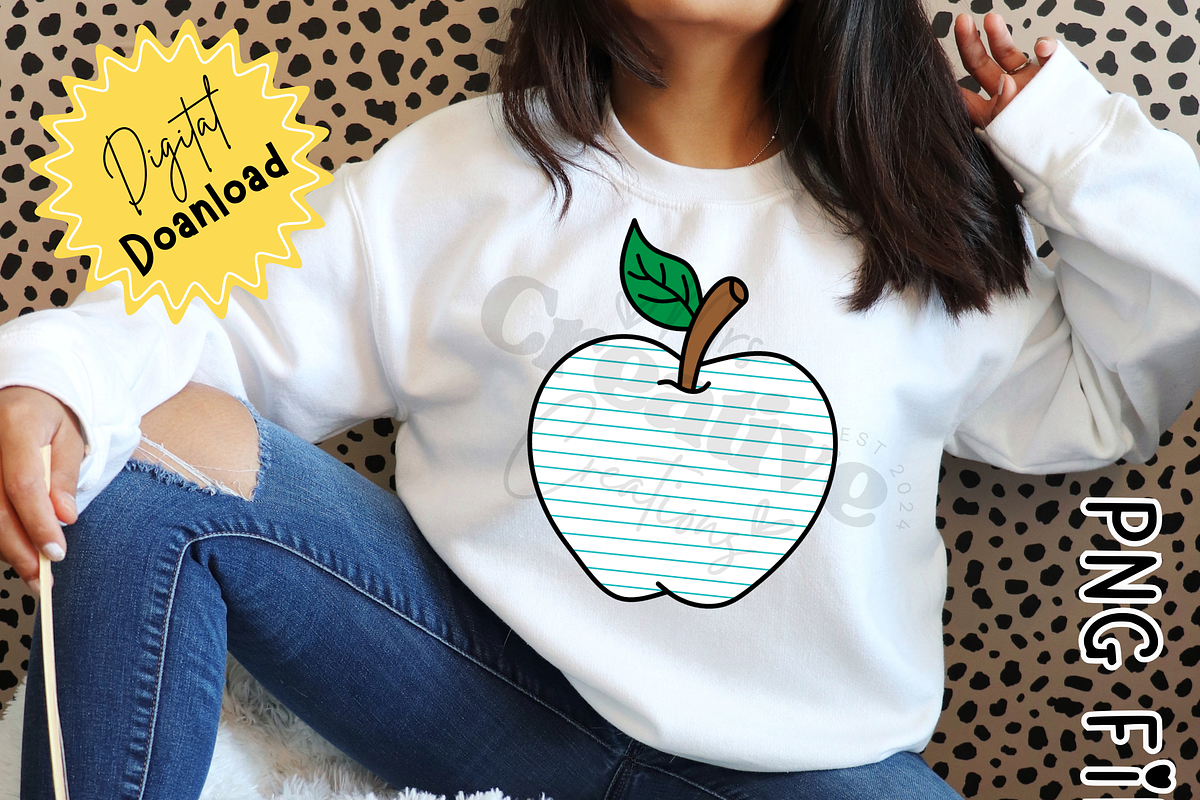 Teacher Apples Clipart Bundle, a Graphic by Mrs. Creative Creations (Photo 4 of 6)