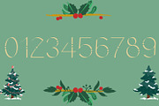 Christmas Snowflake Sans Serif Font, a Sans Serif Font by Yiru Chen Studio (Thumbnail 5 of 15)