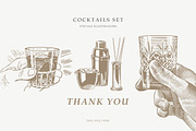 Vintage Cocktails, a Food Illustration by Retro Machine (Thumbnail 7 of 7)