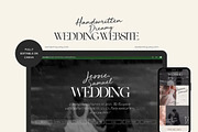 Canva Wedding Website Template RSVP, a Landing Page Template by Ivyandpalette (Thumbnail 3 of 5)