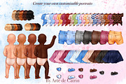 Our Huge Family Clipart, Parents, a Person Illustration by ArtedeCatrin (Thumbnail 5 of 10)