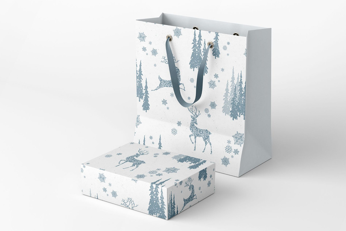 Northern Tale Seamless Patterns, a Pattern Graphic by MouseGrey (Photo 3 of 6)