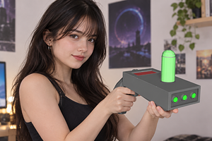 Rick’s Portal Gun Cardboard Template