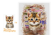 Watercolor Word Cloud Art PS Script, an Action Add-On by MRI STUDIO (Thumbnail 8 of 16)