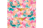 Flamingo Splash Background, a Decorative Illustration by Sharon Schwalbe (Thumbnail 5 of 5)