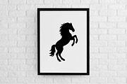 Horse Silhouette SVG, an Animal Illustration by newminddesign (Thumbnail 3 of 3)