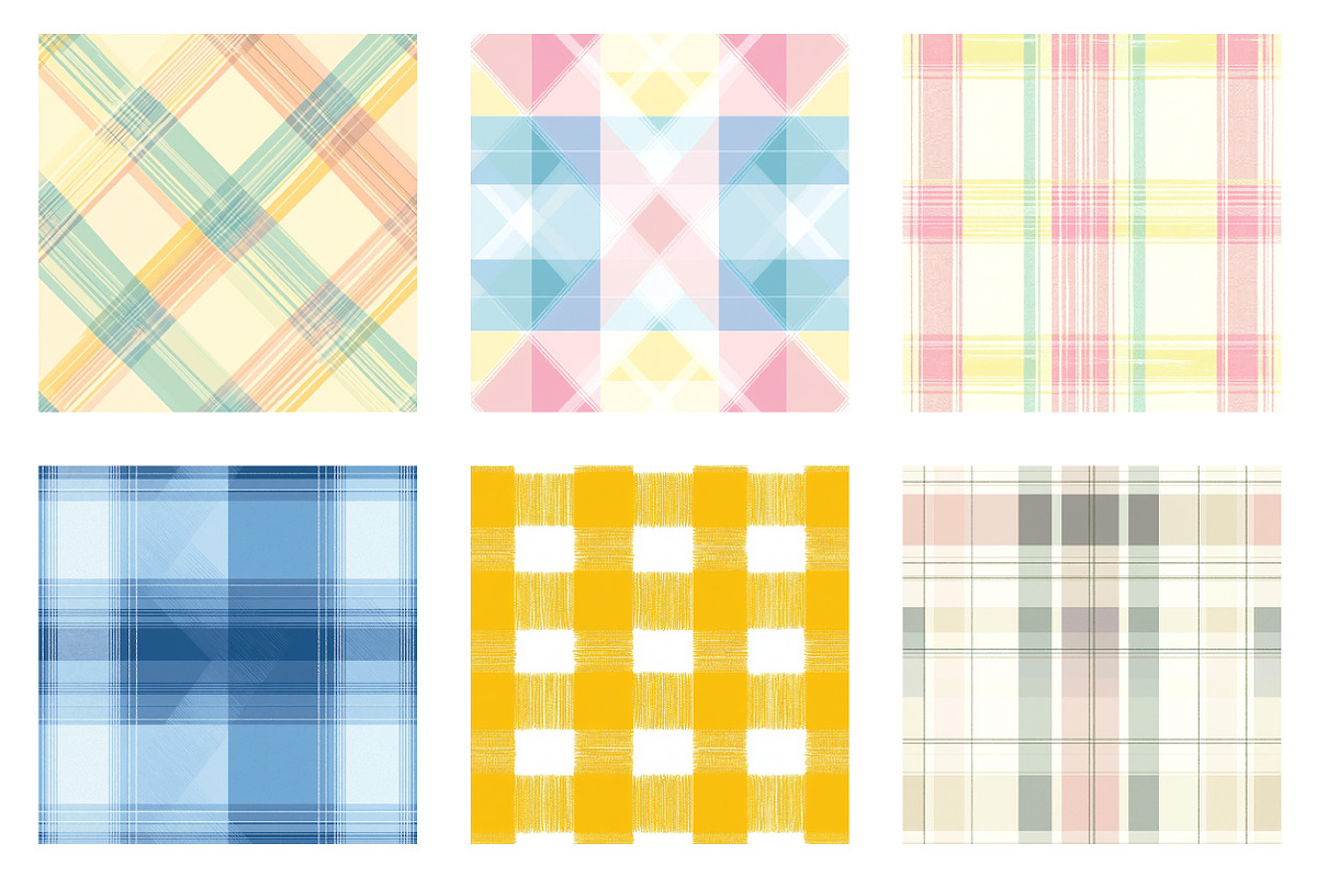 Easter Buffalo Plaid Pattern, an Illustration by Dream Creation (Photo 5 of 6)