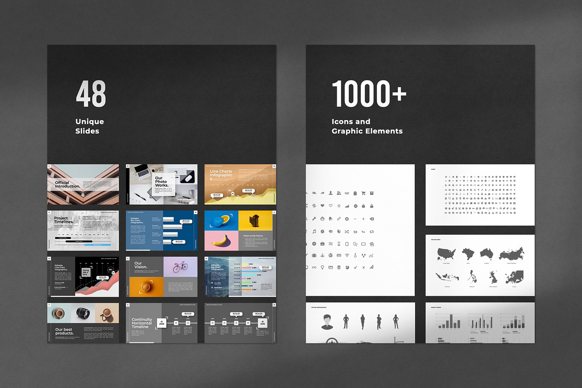 Overlay PowerPoint Template, a Presentation Template by Creathrive Design (Photo 2 of 8)