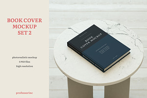 Book Cover Mockup Set 2