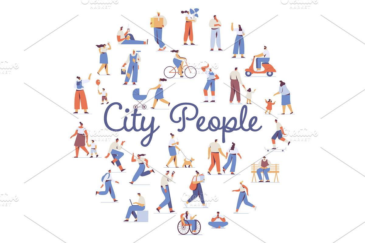 Vector People 200+ Bundle, a Person Illustration by Vector_Art (Photo 4 of 28)