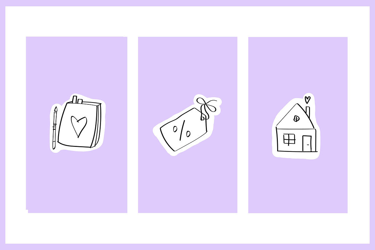 18 Instagram Icons BEAUTY PACK, a Social Media Template by Kristina Dubnovitskaya (Photo 6 of 6)