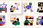 Animated Creative Illustrations, a Decorative Illustration by Brickclay (Thumbnail 4 of 5)