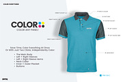 Men's Ghosted Polo Shirt Mockups, a Shirt Mockup by PrePress Toolkit (Thumbnail 4 of 4)
