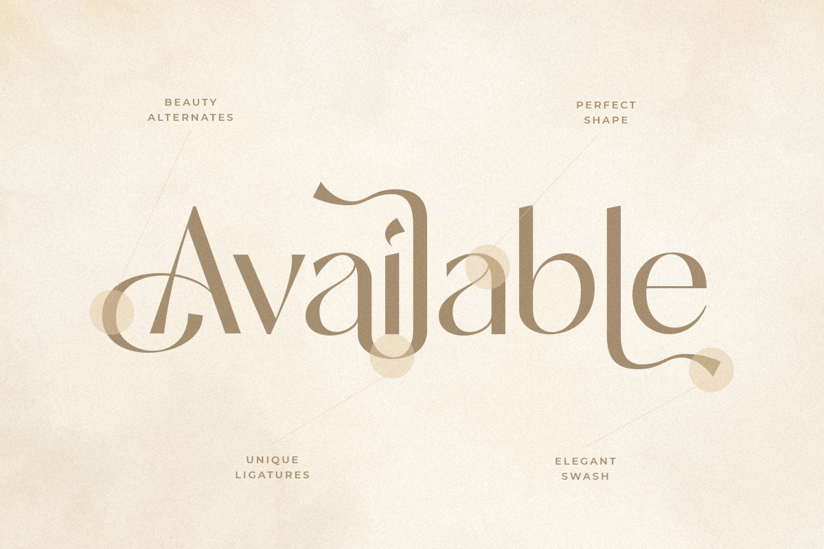 Rainfall - Elegant Display Font, a Sans Serif Font by Sensatype (Photo 6 of 16)