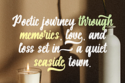 Blanket - Vintage Font, a Handwritten Font by Mozatype (Thumbnail 7 of 10)